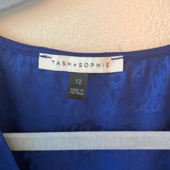 Tash+Sophie Sapphire Mini Wrap Dress - Picture 5 of 6